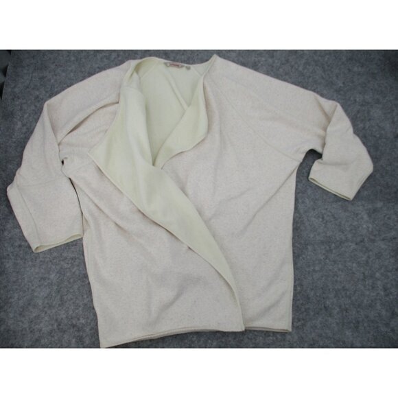 Athleta Sweaters - Athleta Womens Sweater XL Oversized Fleece Lined Oatmeal Heather Cardigan Knit